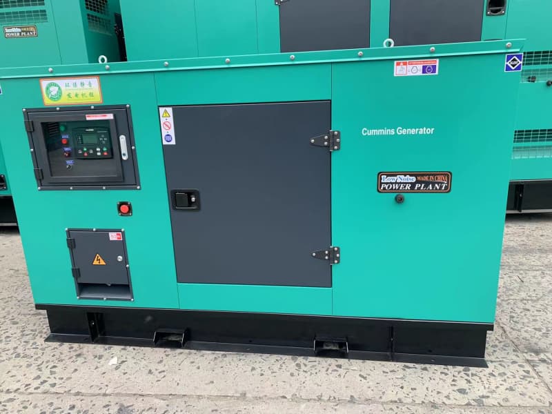 200kW sessiz dizel jeneratör seti ses yalıtımlı kabinde
