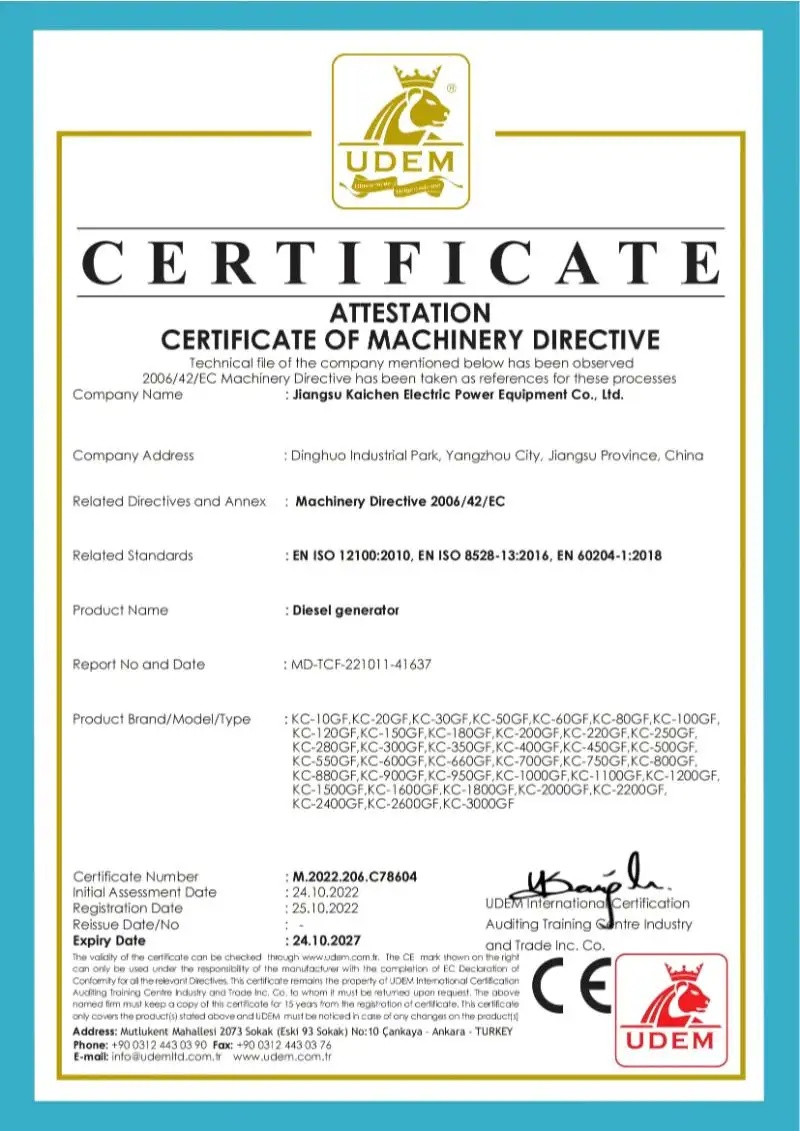 CE Machinery Directive