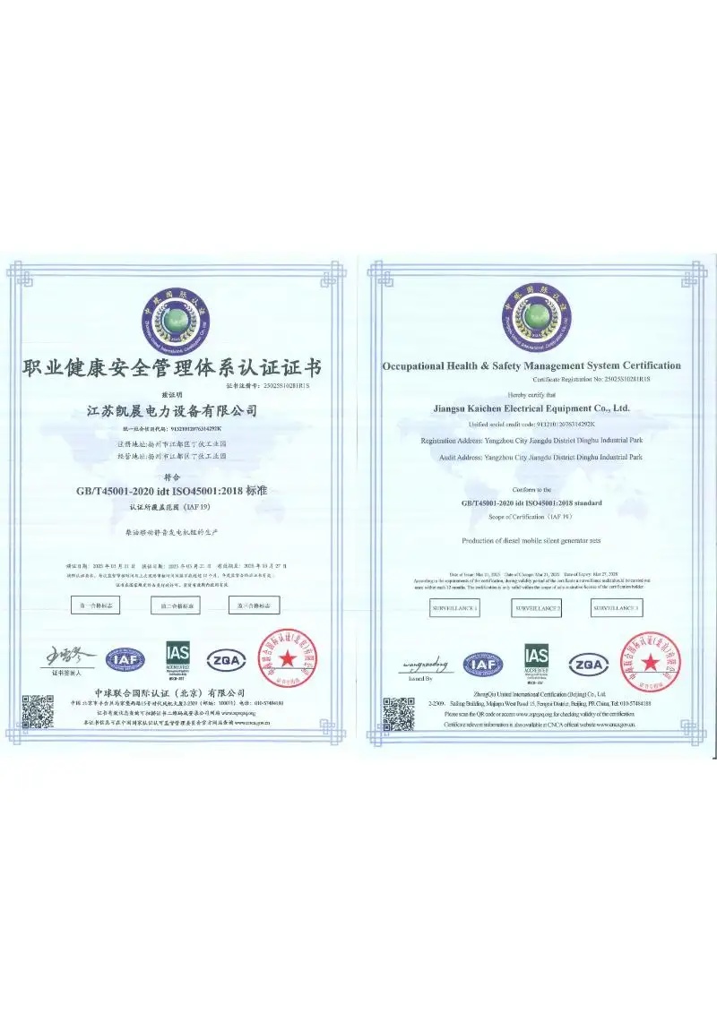 ISO 45001 (GB/T 45001) Occupational Health & Safety